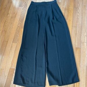 Spanx wide leg pleated pants